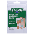 Curad® First Aid Portable Pack – 15 Piece Travel Kit