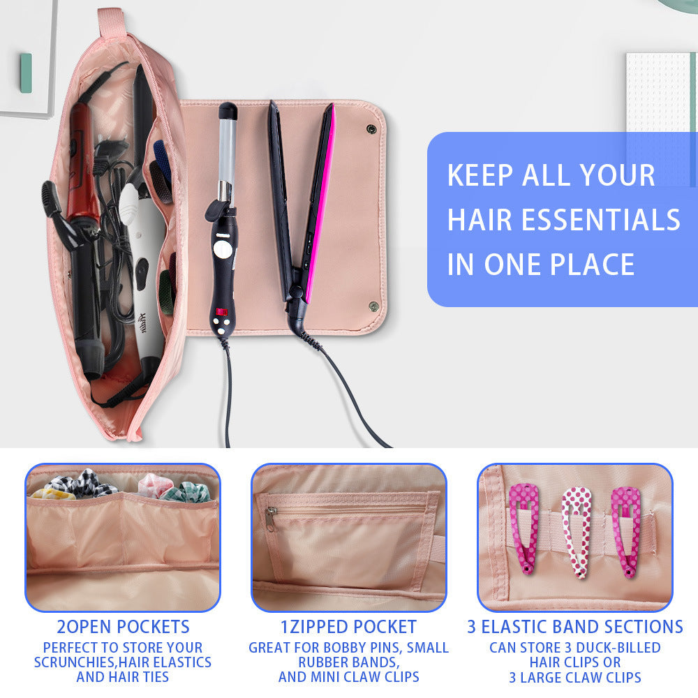 Portable Travel Anti-scald Hair Curler Hair Dryer Bag