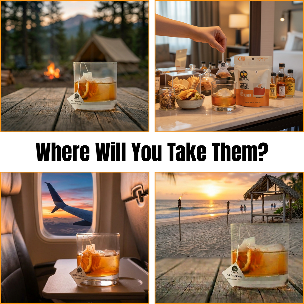 Gin & Tonic Infusion Kit – Sugar Free - Travel Cocktail Tea Bags
