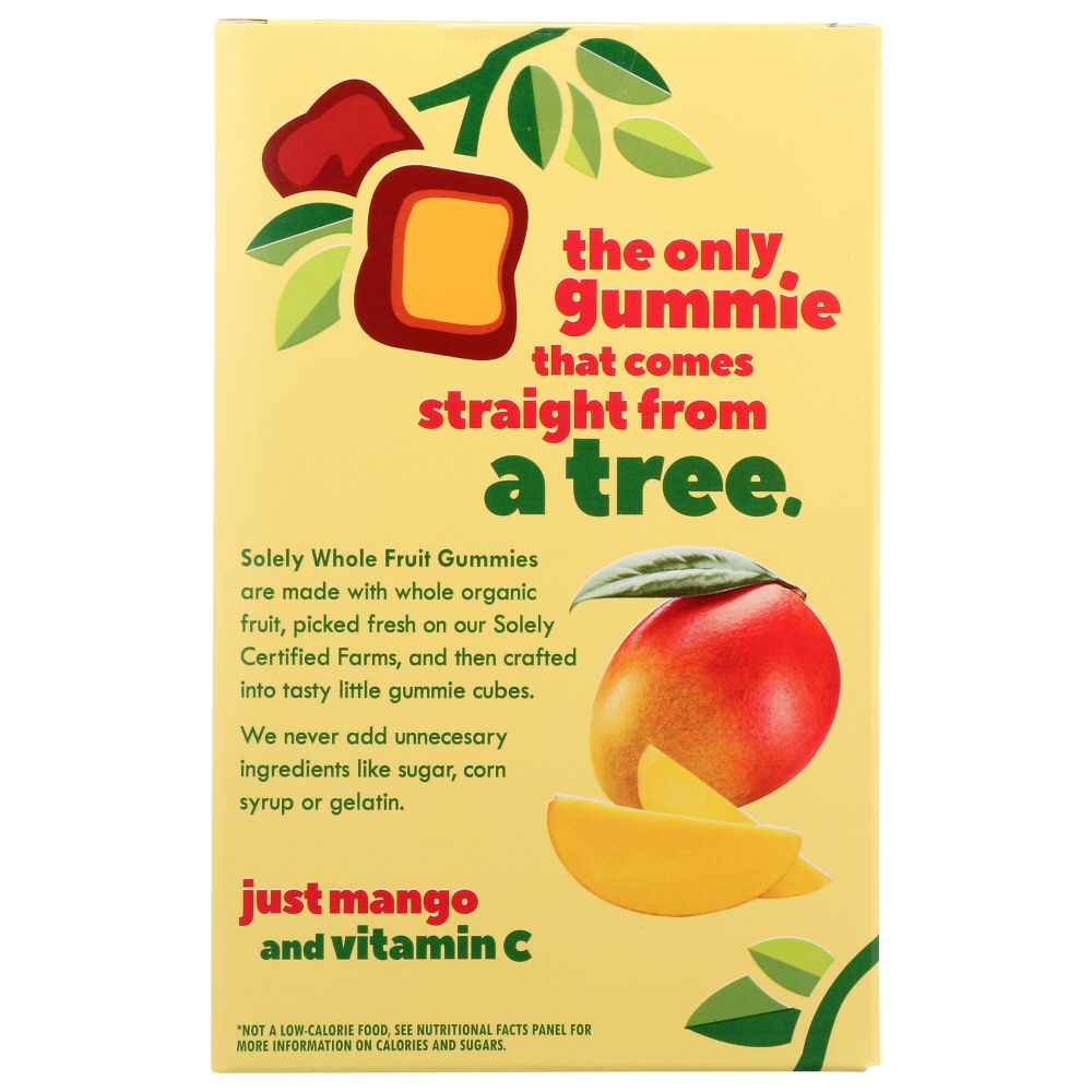 SOLELY: Fruit Gummies Mango, 3.5 oz
