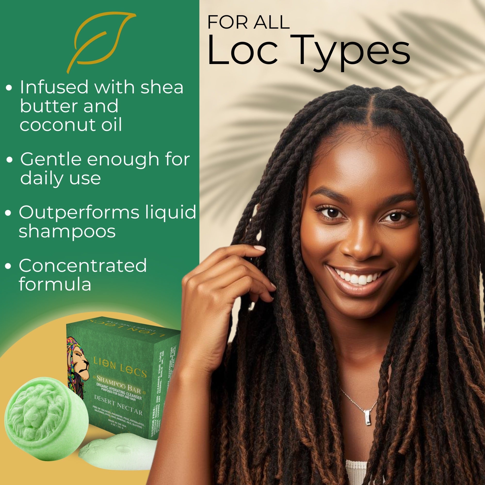 Dreadlock Shampoo Bar & Conditioner - Desert Nectar