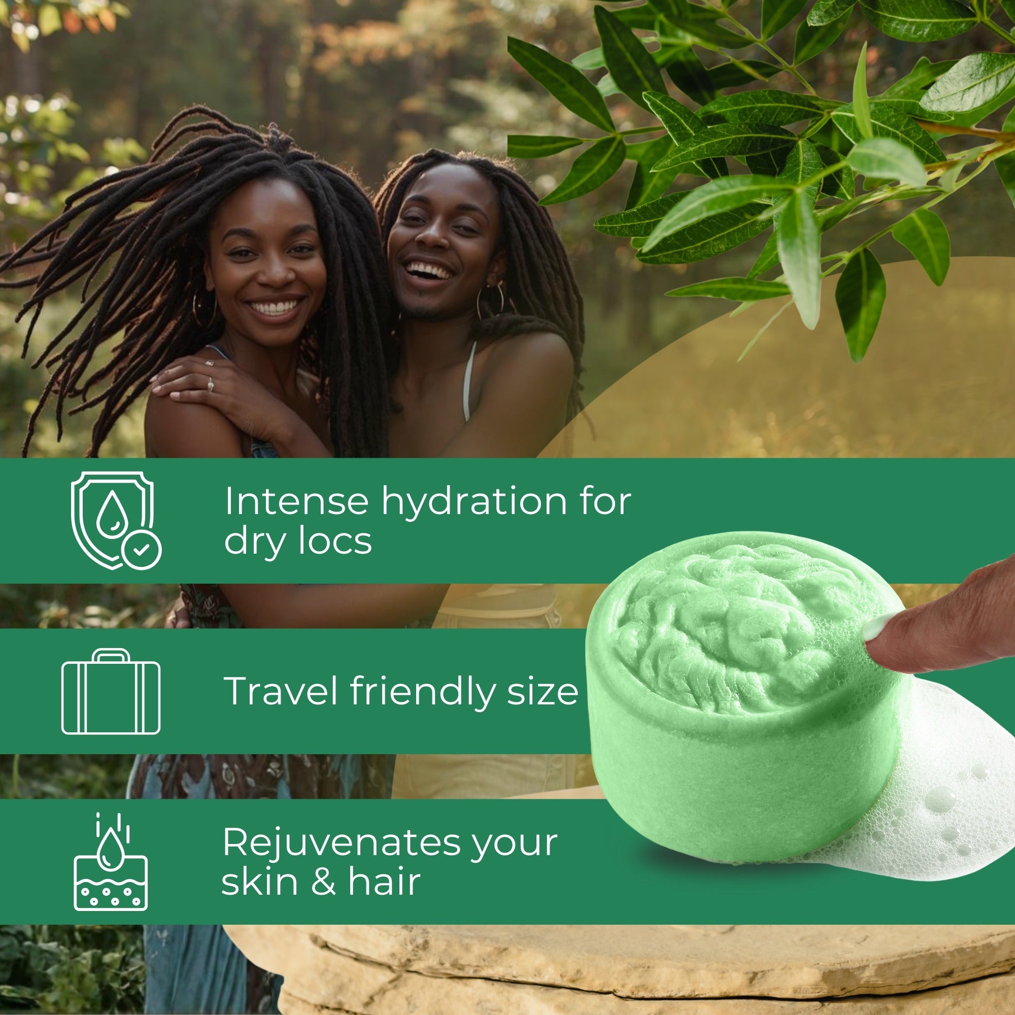 Dreadlock Shampoo Bar & Conditioner - Desert Nectar