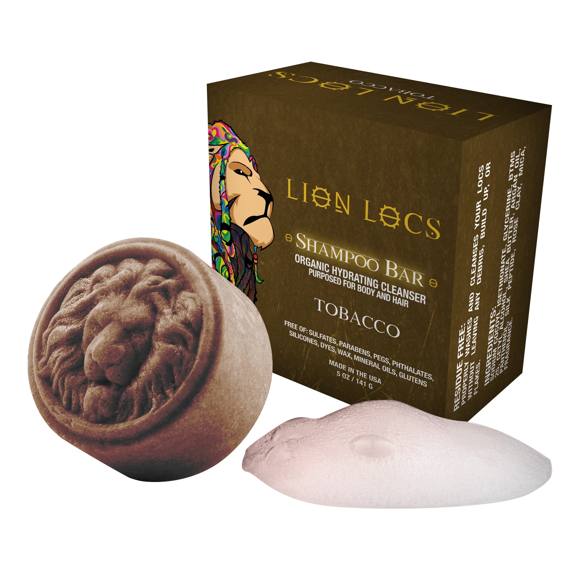 Dreadlock Shampoo Bar & Conditioner - Tobacco