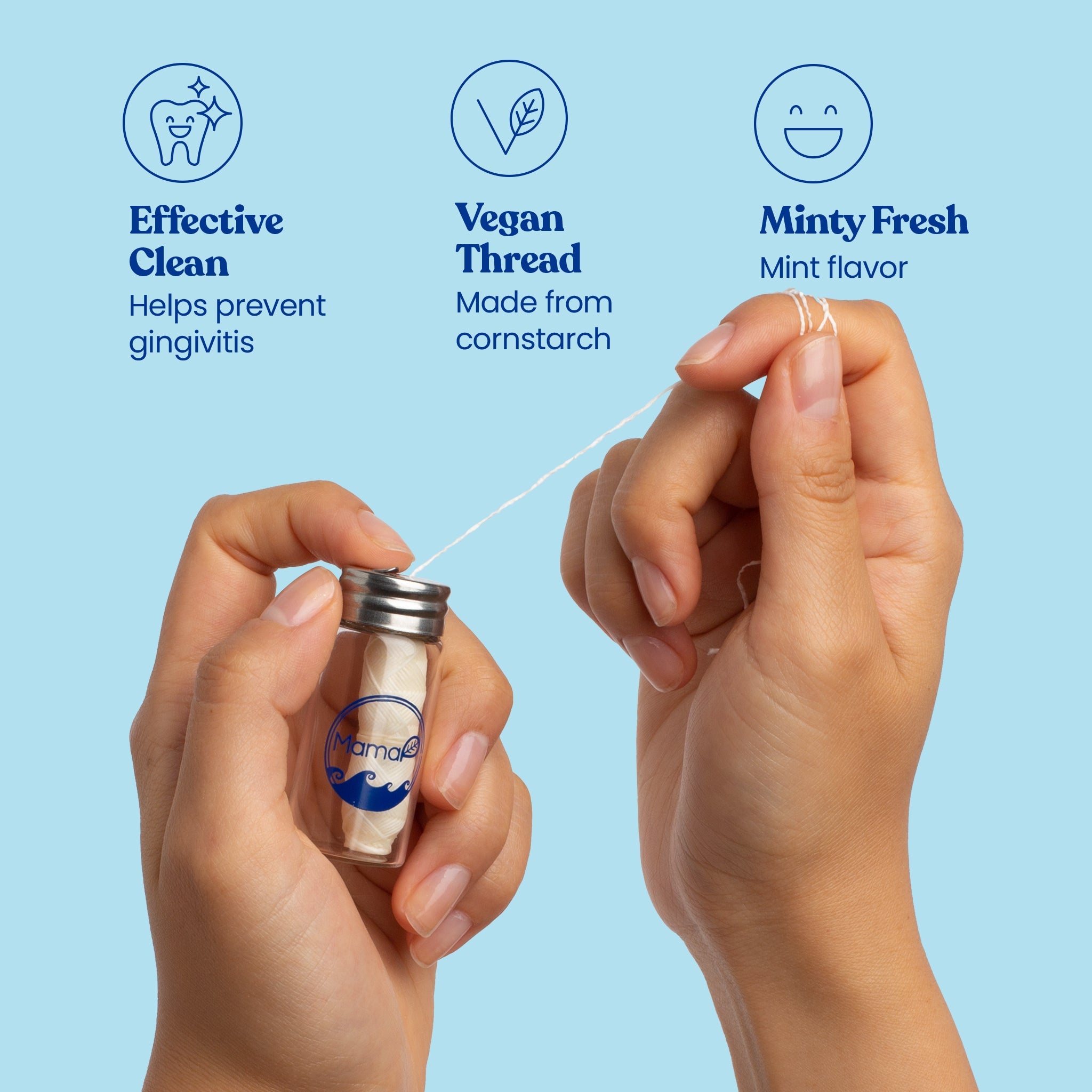 Vegan Dental Floss Refill - Ocean Conservation