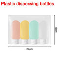 60ml Travel Containers Set | Refillable Travel Bottles Kit for Toiletries