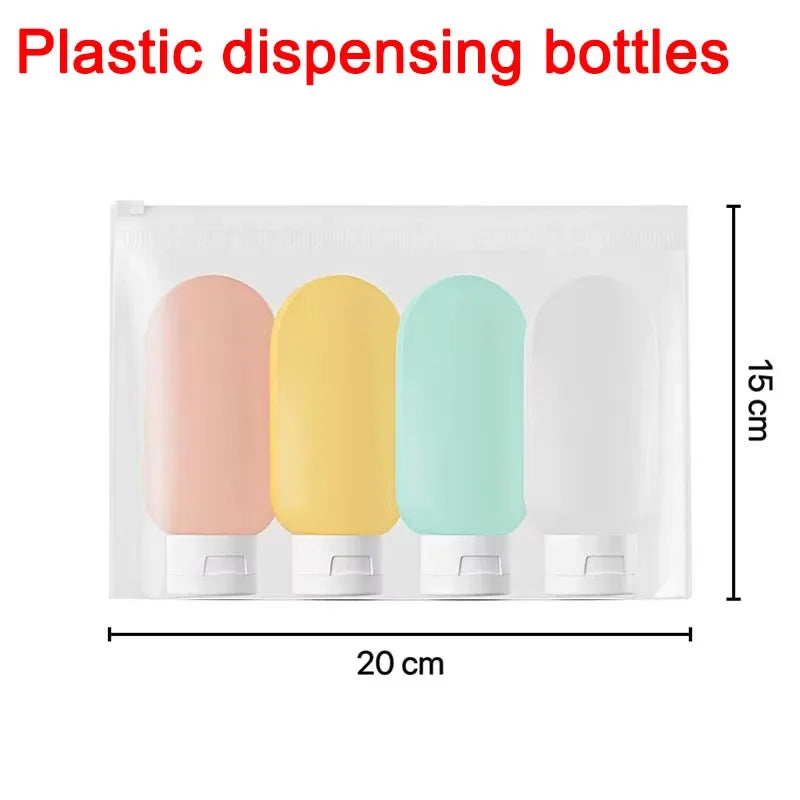 60ml Travel Containers Set | Refillable Travel Bottles Kit for Toiletries