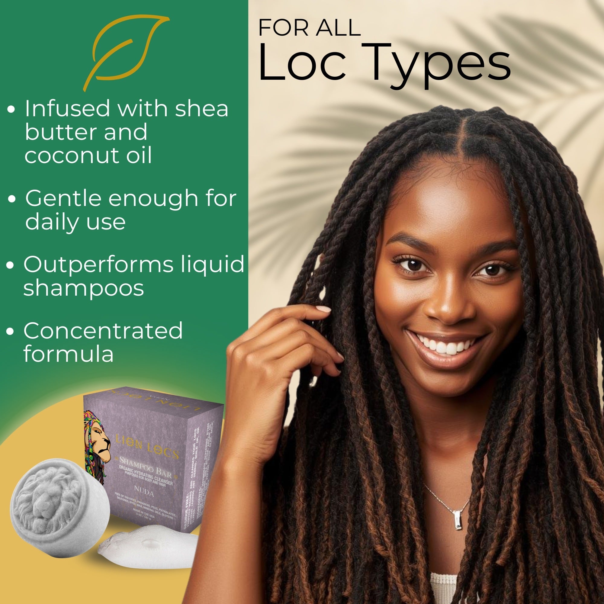 Dreadlock Shampoo Bar & Conditioner - Nuda