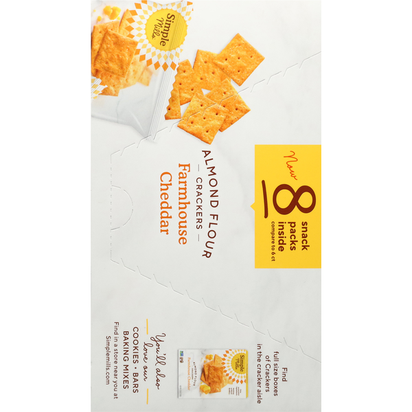 Simple Mills  Farmhouse Cheddar Almond Flour Crackers